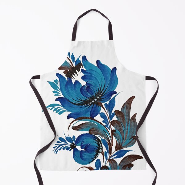 Item preview, Branch of blue flowers designed and sold by MALVA UA.