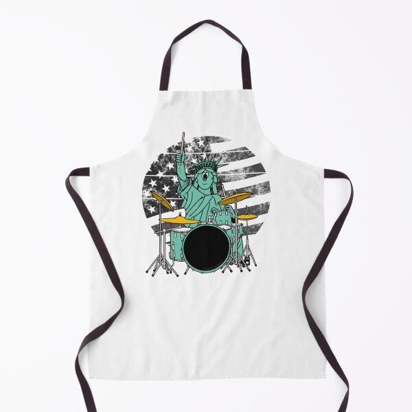 Item preview, Statue Of Liberty Drums 4th July Drummer Musician designed and sold by doodlerob.