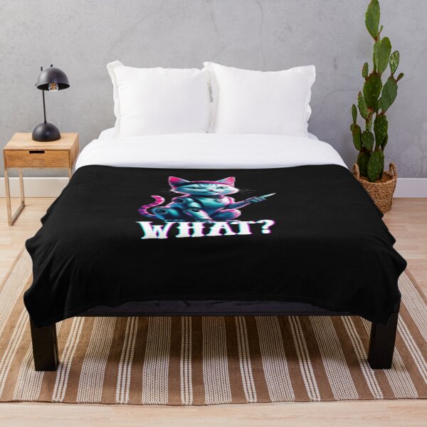 Item preview, "Savage Cat: What?!" designed and sold by AIRONY.DESIGNS.