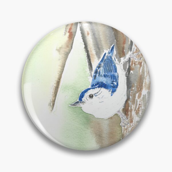 Item preview, White-breasted nuthatch designed and sold by GiselleSellier.