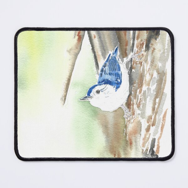 Item preview, White-breasted nuthatch designed and sold by GiselleSellier.