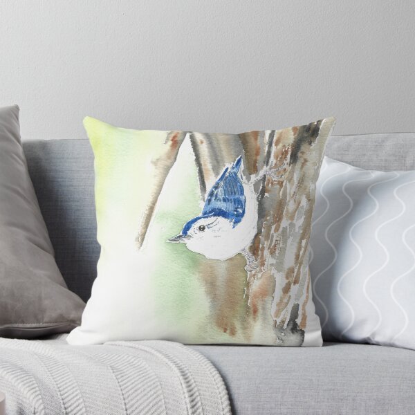 Item preview, White-breasted nuthatch designed and sold by GiselleSellier.