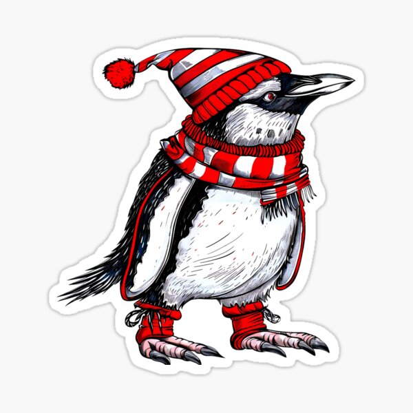 Item preview, Cute Penguin Sticker designed and sold by ArtbyJustis.