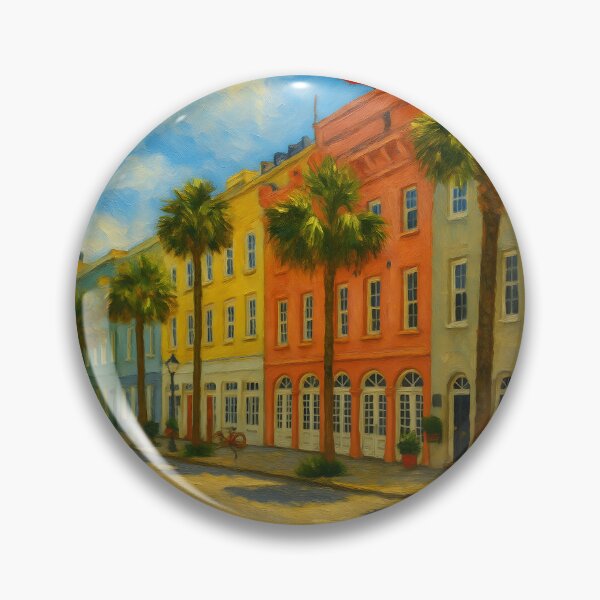 Item preview, Charleston's Canvas: Vendue Vibrance designed and sold by Frog Level Treasures.