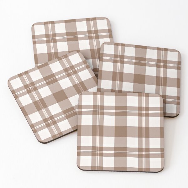 Item preview, Classic Plaid Pattern | Cozy Brown & Cream Tartan II designed and sold by GASCE Studio.