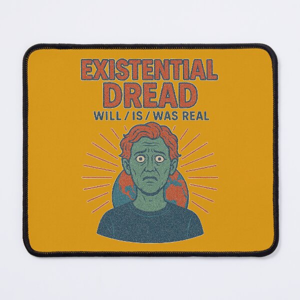 Item preview, Existential Dread Is Real – Dark Humor Philosophy Design designed and sold by Living Warrior Designs.
