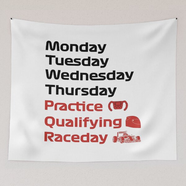 Item preview, Formula 1 Raceday,Practice Qualifying Raceday, Formula 1,Race Day Sundays designed and sold by Span-Le.