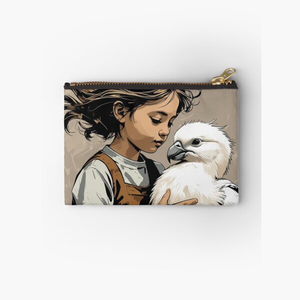 Item preview, Girl holding a white bird designed and sold by AlinaSCorner.