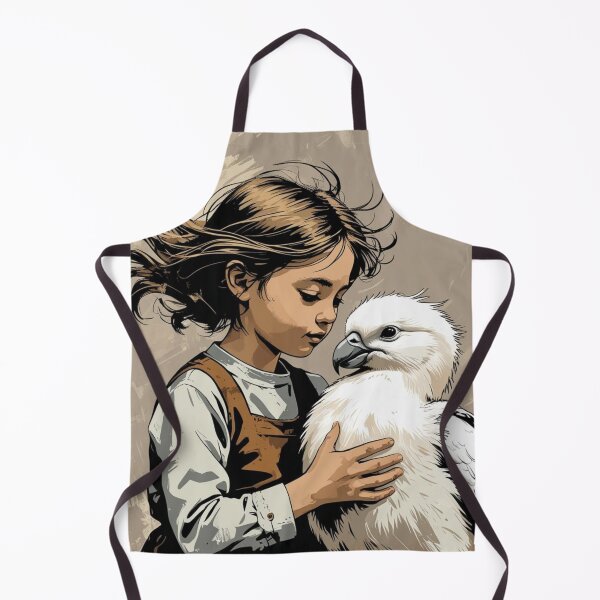 Item preview, Girl holding a white bird designed and sold by AlinaSCorner.