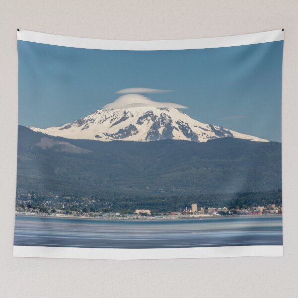 Item preview, Lenticular Cloud Over Mount Baker Overlooking Bellingham and Bellingham Bay designed and sold by Jim Stiles.
