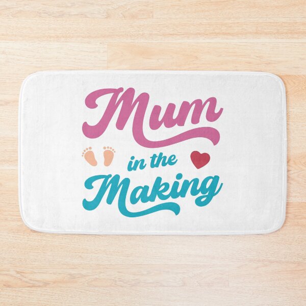 Item preview, Mum in the Making (Colour Text on White) designed and sold by STUDIO-72.