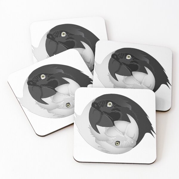 Item preview, Yin and Yang Macaws designed and sold by onboarddesigns.