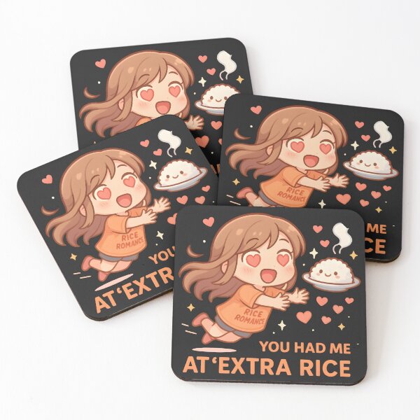 Item preview, You Had Me at ‘Extra Rice’ – Kawaii Chibi Girl Shirt designed and sold by Snackwear Apparel.