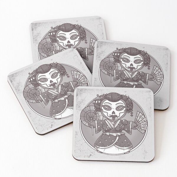Item preview, Voodoo Doll Geisha Skull Vintage designed and sold by Voodoo Store Paranormal Collections.