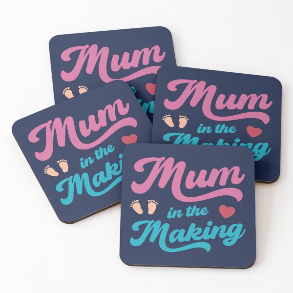 Item preview, Mum in the Making (Colour Text on Blue) designed and sold by STUDIO-72.