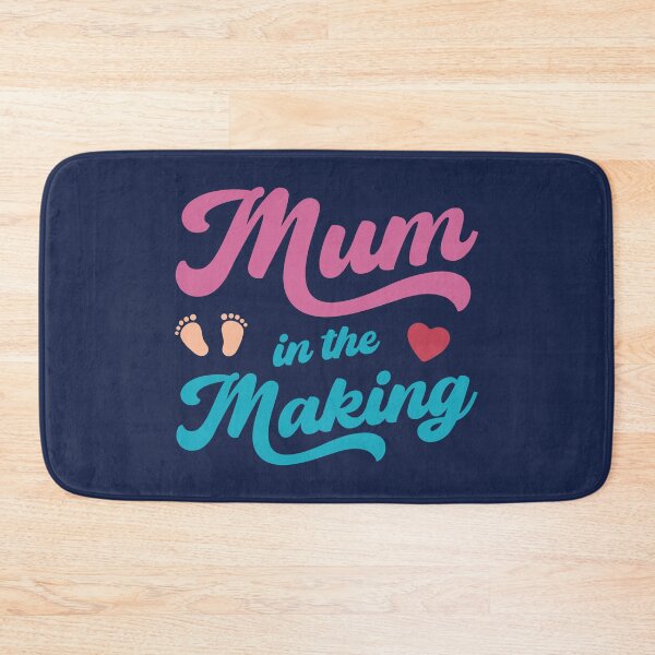 Item preview, Mum in the Making (Colour Text on Blue) designed and sold by STUDIO-72.
