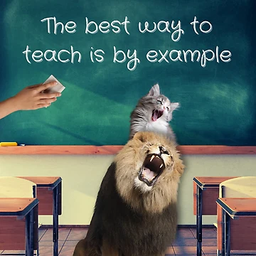Artwork thumbnail, Teaching By Example by DigitalShoppeIL