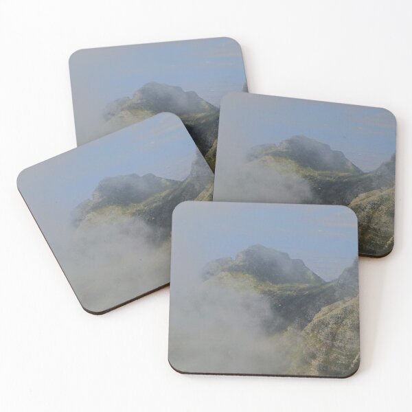 Item preview, Misty Table Mountain View – Foggy South African Landscape Photography Print designed and sold by jacoalberts.