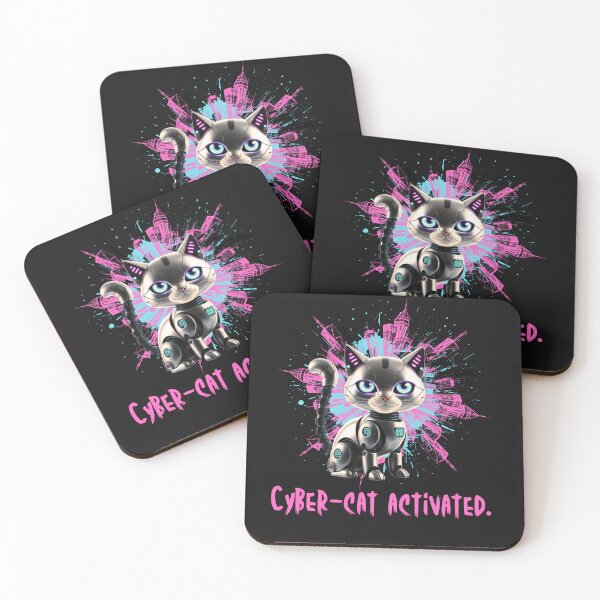 Item preview, CYbercat activated designed and sold by AIRONY.DESIGNS.