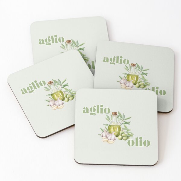 Artikelvorschau, Aglio e Olio: Oliven und Knoblauch entworfen und verkauft von PinkDuckTees.
