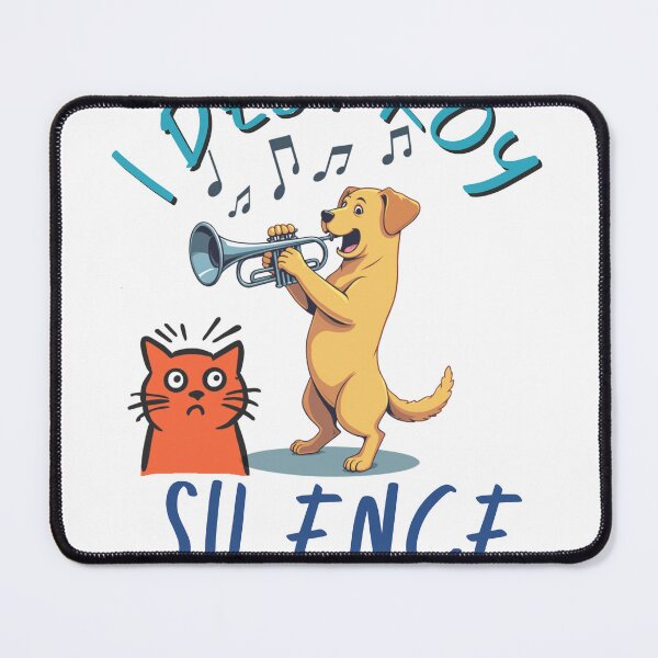 Item preview, i destroy silence, funny music merch pet apparel funny dog cat designed and sold by SellingStuff91.
