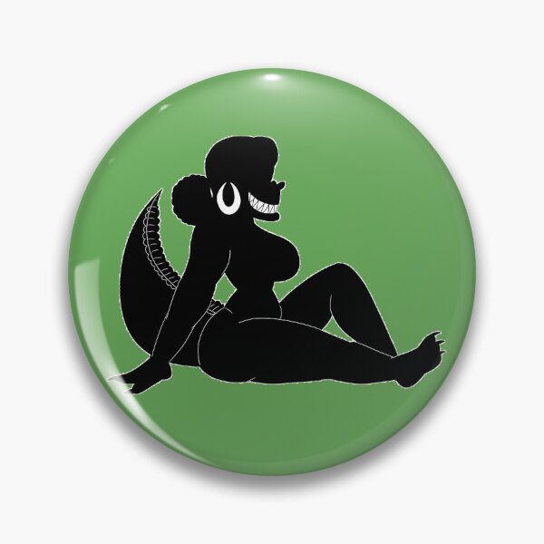 Item preview, Mudflap Trucker Alligator Woman designed and sold by Pepper-stripes.