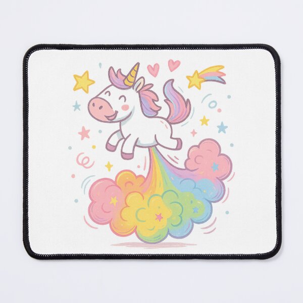 Item preview, Rainbow Unicorn Fart – Cute Kawaii Pastel Design designed and sold by GirlyPopped.