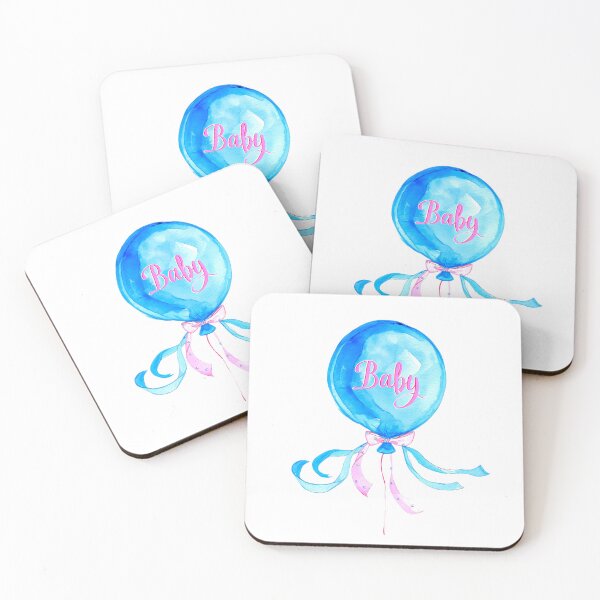 Item preview, Cute Blue Balloon Sticker designed and sold by ArtbyJustis.