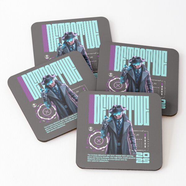 Item preview, Detective Robot Futuristic Spy Sci Fi Hero designed and sold by AIRONY.DESIGNS.