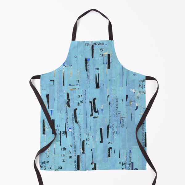 Item preview, Blue Collage Broken Words Textured Art Original Artwork Text Wordart Contemporary designed and sold by pngrktes-art.