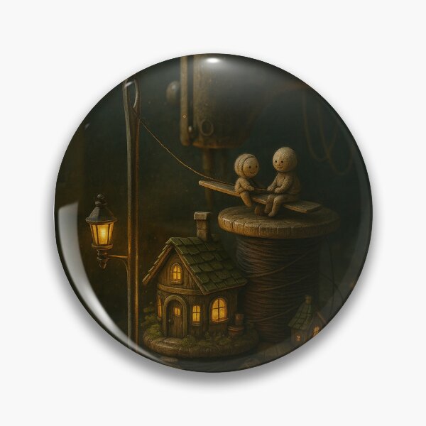 Item preview, Tiny Spool Village in the Sewing Room designed and sold by RinWinArts.