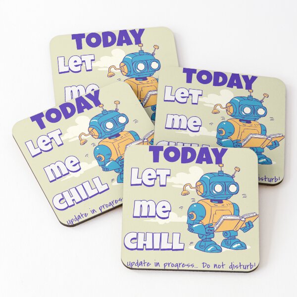 Item preview, "AI: Today let me chill" designed and sold by AIRONY.DESIGNS.
