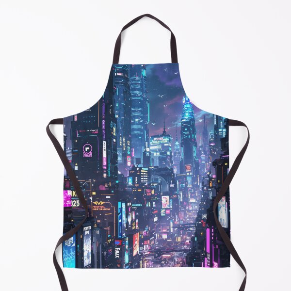 Item preview, Neon Metropolis A Futuristic Urban Dream designed and sold by oanaunciuleanu.