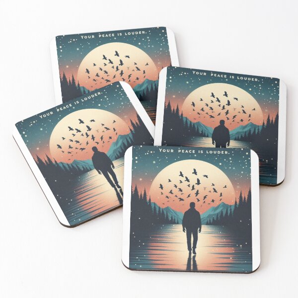 Item preview, Let Them Go – Emotional Silhouette Quote About Peace and Healing designed and sold by ashokreddy343.