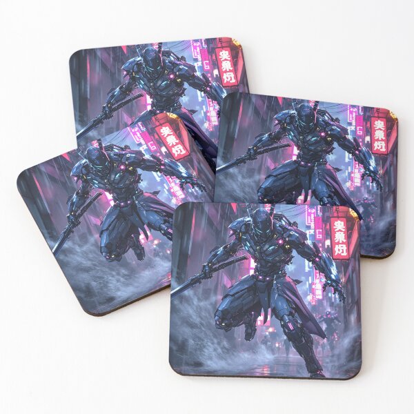 Item preview, Neon Samurai in Cyberpunk Alley designed and sold by oanaunciuleanu.
