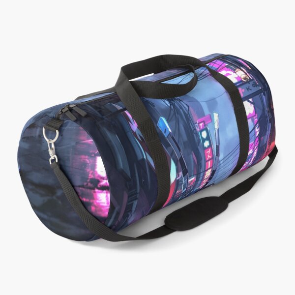 Item preview, Neon Samurai in Cyberpunk Alley designed and sold by oanaunciuleanu.