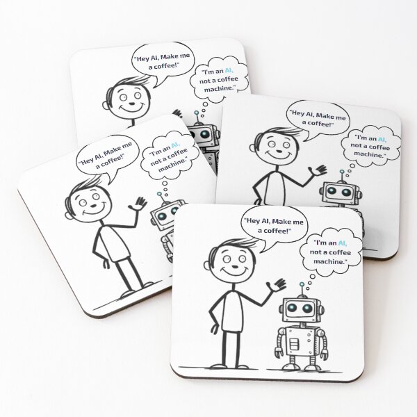 Item preview, "AI - Make Me a Coffee" designed and sold by AIRONY.DESIGNS.