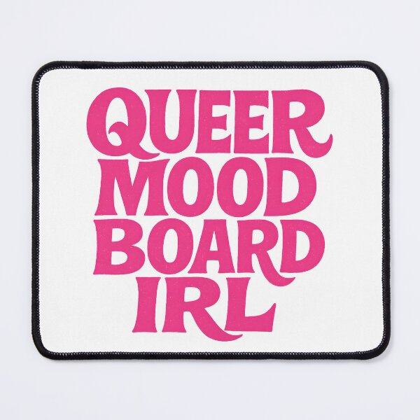 Item preview, Queer Mood Board IRL – Pink Typography designed and sold by Haus Of Sin.