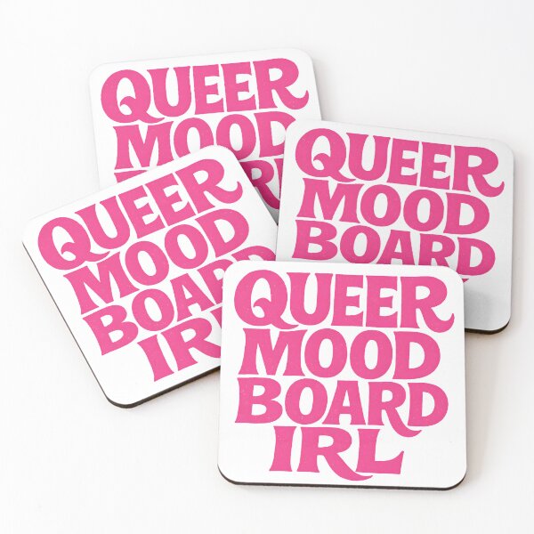 Item preview, Queer Mood Board IRL – Pink Typography designed and sold by Haus Of Sin.