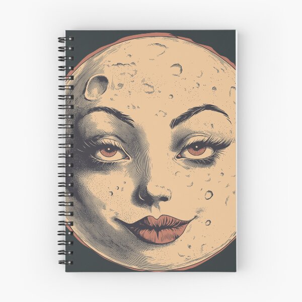 Aperçu de l'œuvre Lune vintage hypnotique créée et vendue par RoseoftheWild.