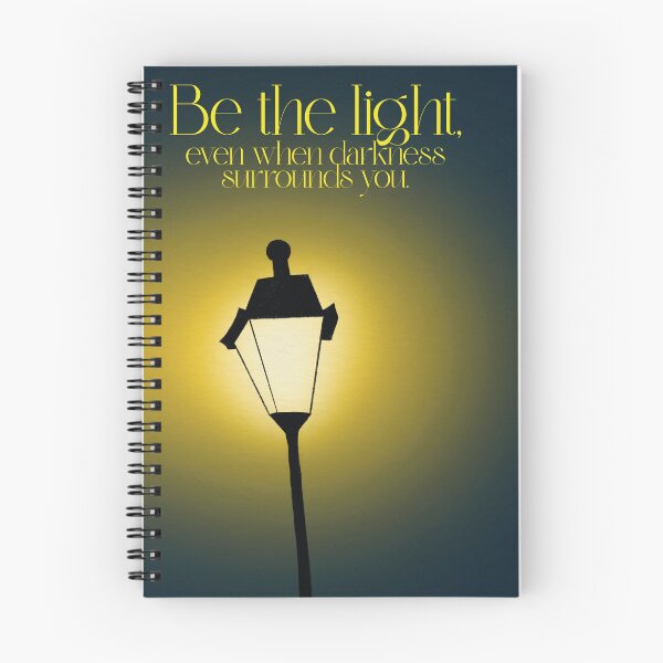 Item preview, Be the Light – Inspirational Streetlamp Art in Darkness designed and sold by digitalworld-it.
