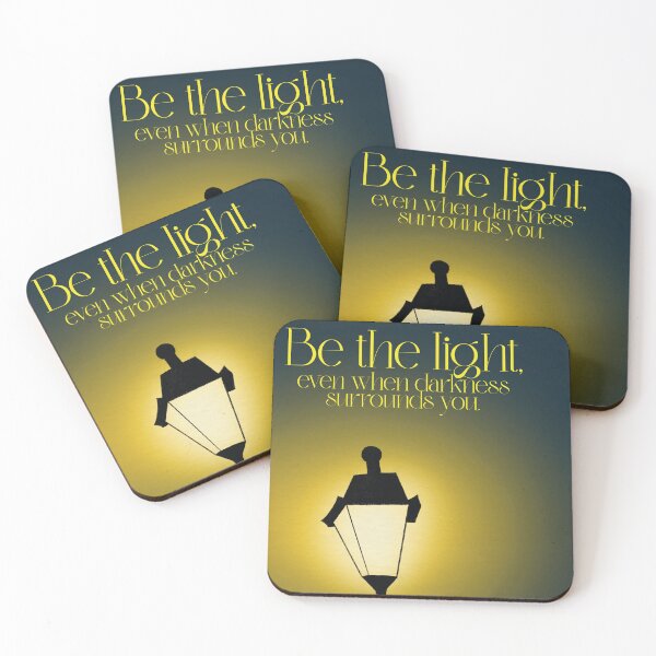 Item preview, Be the Light – Inspirational Streetlamp Art in Darkness designed and sold by digitalworld-it.