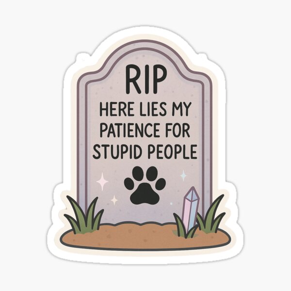 Item preview, RIP Vet Med Patience Graveyard  designed and sold by Megan Burke.