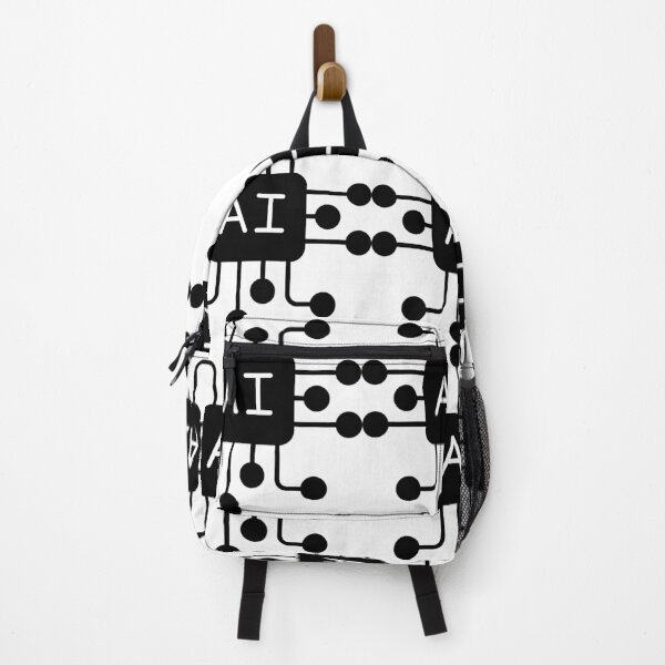 Item preview, AI Logo Pattern – Minimal Tech Repetition Design designed and sold by AIRONY.DESIGNS.