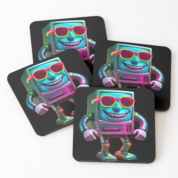 Item preview, Cool Retro Bot Mood designed and sold by AIRONY.DESIGNS.