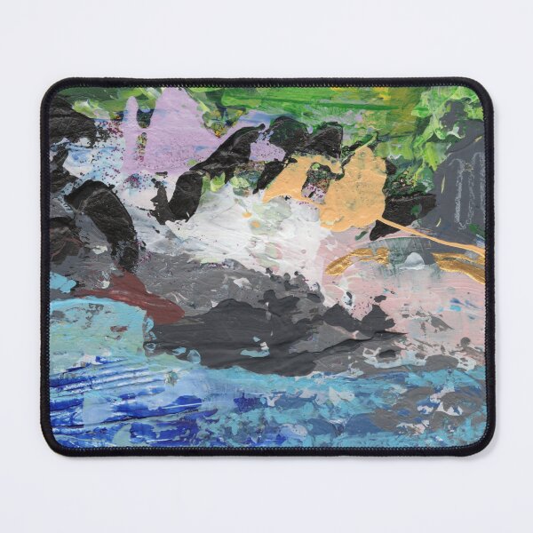 Item preview, Original Painting Abstract Landscape Waterfall Riverside Organic Shapes Bold Colors Stunning Abstract Compotorary designed and sold by pngrktes-art.