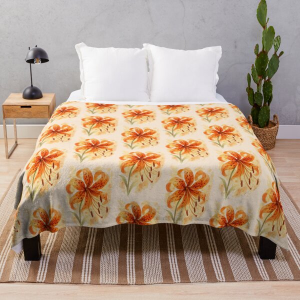 Item preview, Watercolor Tiger lily designed and sold by Loavesofcats.
