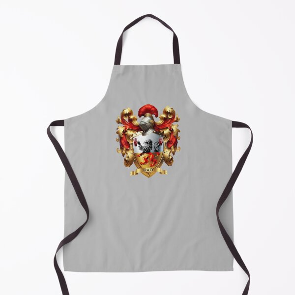 Item preview, Daly Family Crest – Irish Split Shield with Lions & Red Hands designed and sold by Highlandkings.