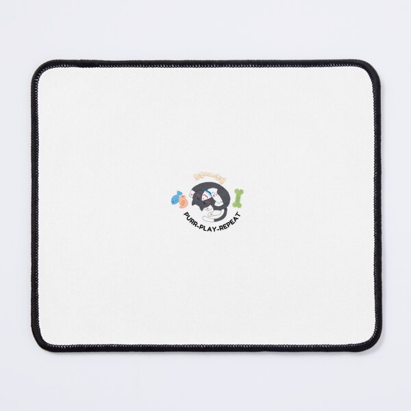 Item preview, "Purr-Play-Repeat" Lounging Cat designed and sold by cute-and-punny.