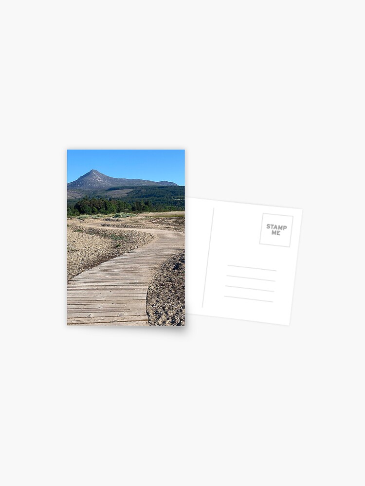 Thumbnail 1 of 2, Postcard, The Fisherman's Walk & Goatfell, Arran designed and sold by orcadia.